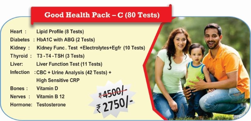 GOOD HEALTH PACK C ( 80 Tests )